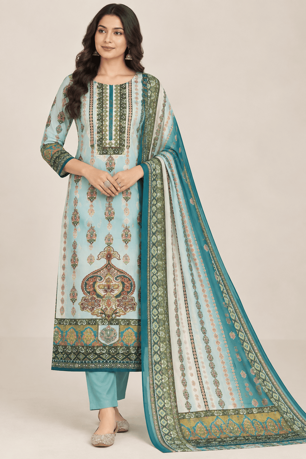 AZAD KA DIN ORGANZA SUIT