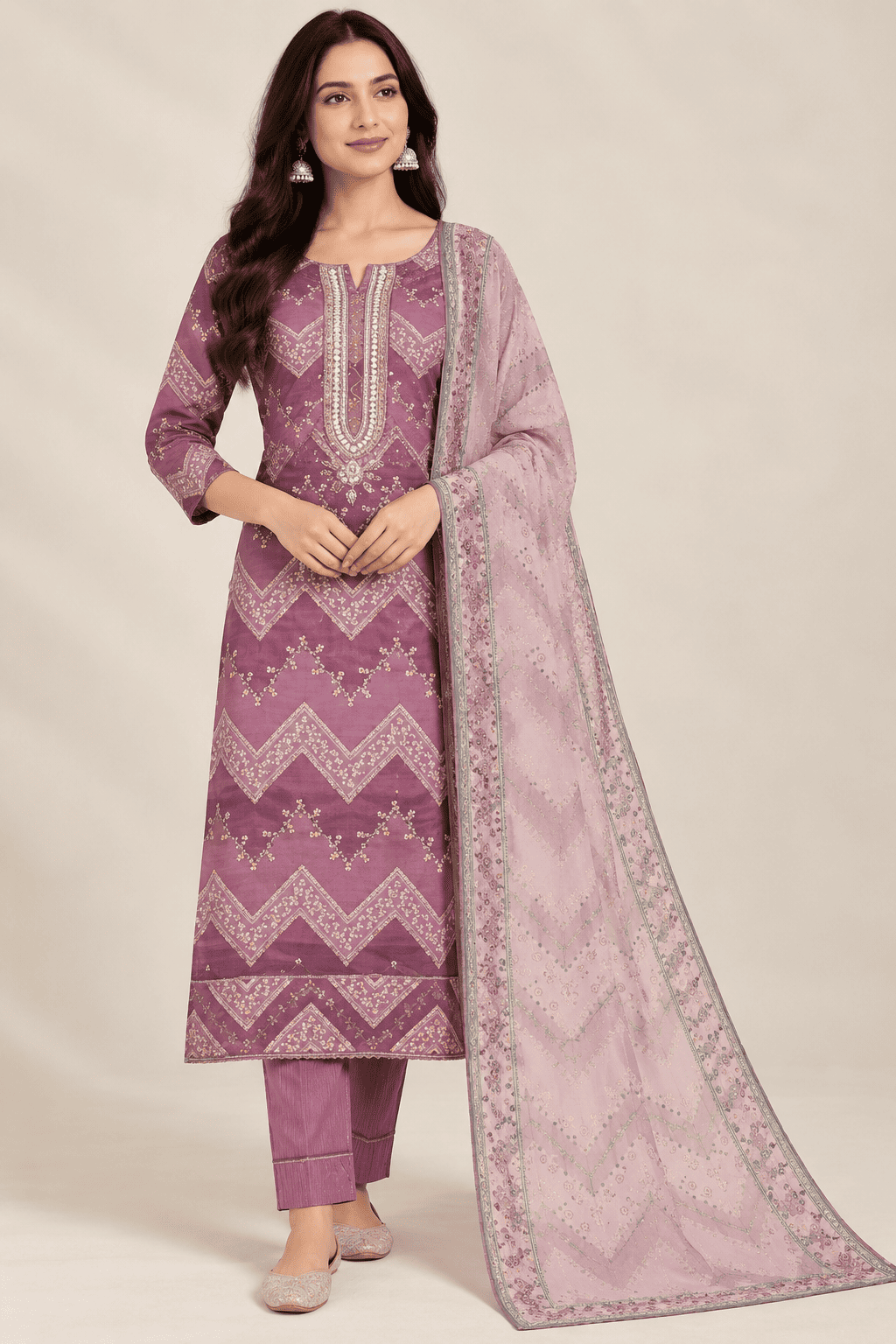 BINDASS ORGENZA SUIT
